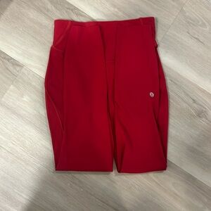Lululemon base pace leggings size 4, 25” red